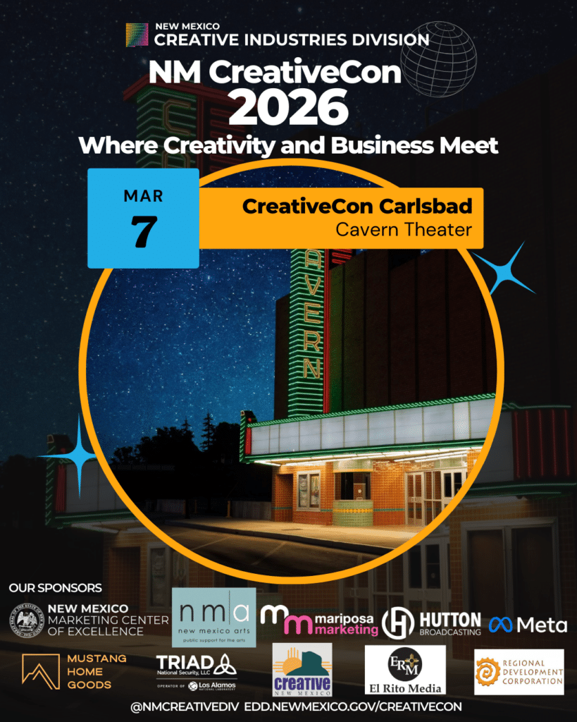 New Mexico CreativeCon 2026 Carlsbad poster