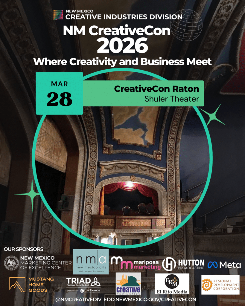 New Mexico CreativeCon 2026 Raton poster