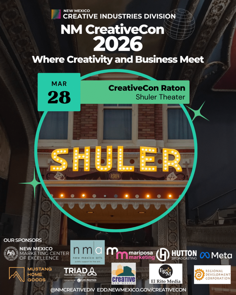 New Mexico CreativeCon 2026 Raton poster
