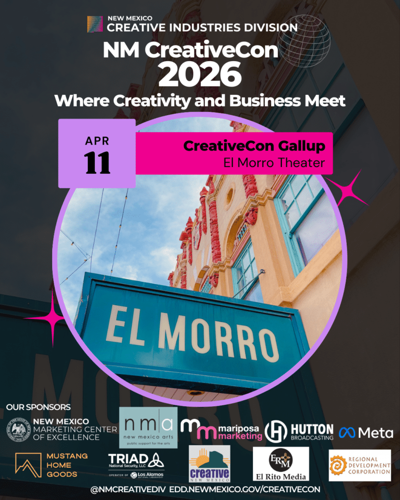 New Mexico CreativeCon 2026 Gallup poster