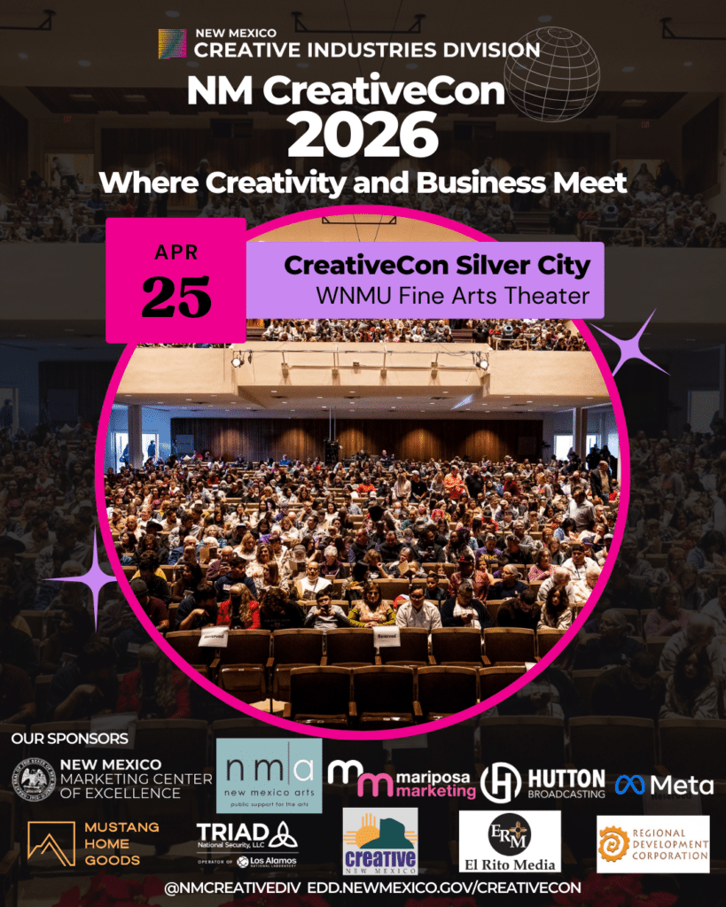New Mexico CreativeCon 2026 Silver City poster