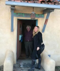 Secretary Keyes at Taos Radio Station