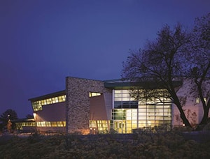 Sandia National Laboratory at night