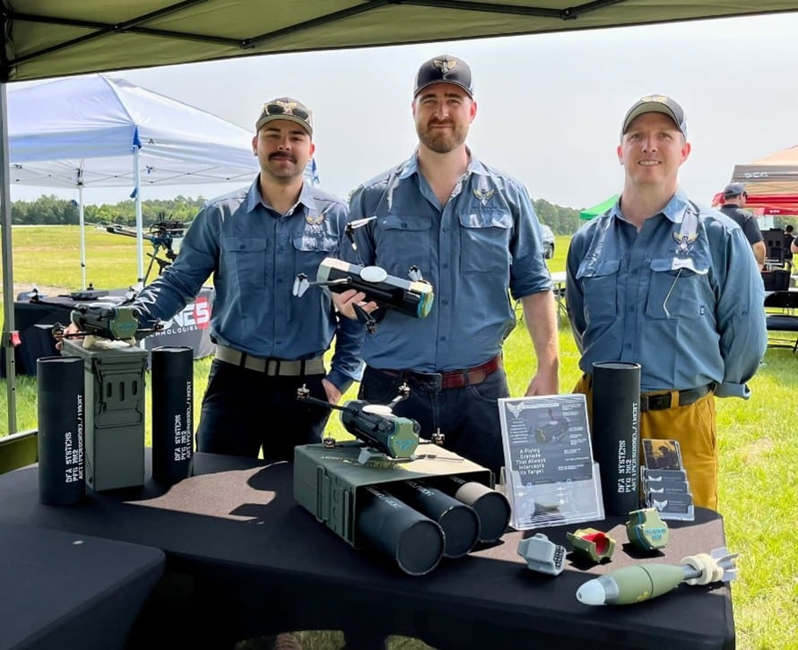 Dash2 Labs team (left to right): Dr. Jesus "Chuy" Ortega (CTO), Sarah Boisvert (Chief of Strategy and Marketing), John Hernandez (CEO), Tony Colucci (Advisor) Not pictured: Dustin Morris (VP Software), Mark Fidel (Advisor), Sandra Hirschberg (Advisor)'