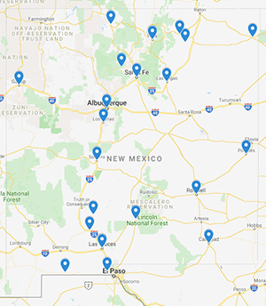 New Mexico Map