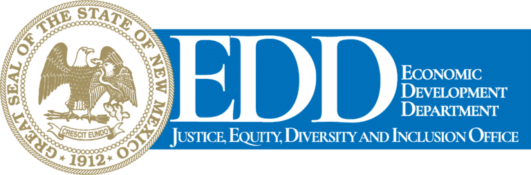 Economic Development Department Justice Equity Diversity and Inclusive office logo
