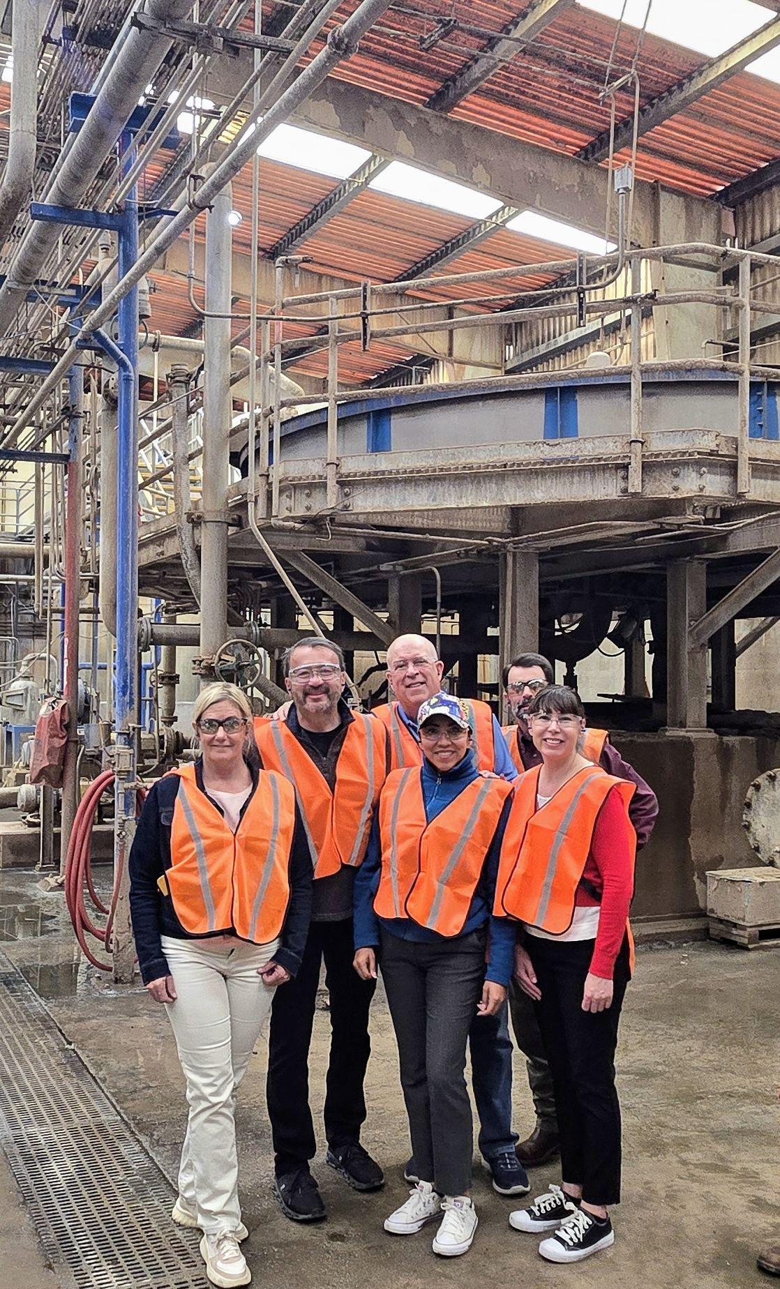 Regional Reps in a factory